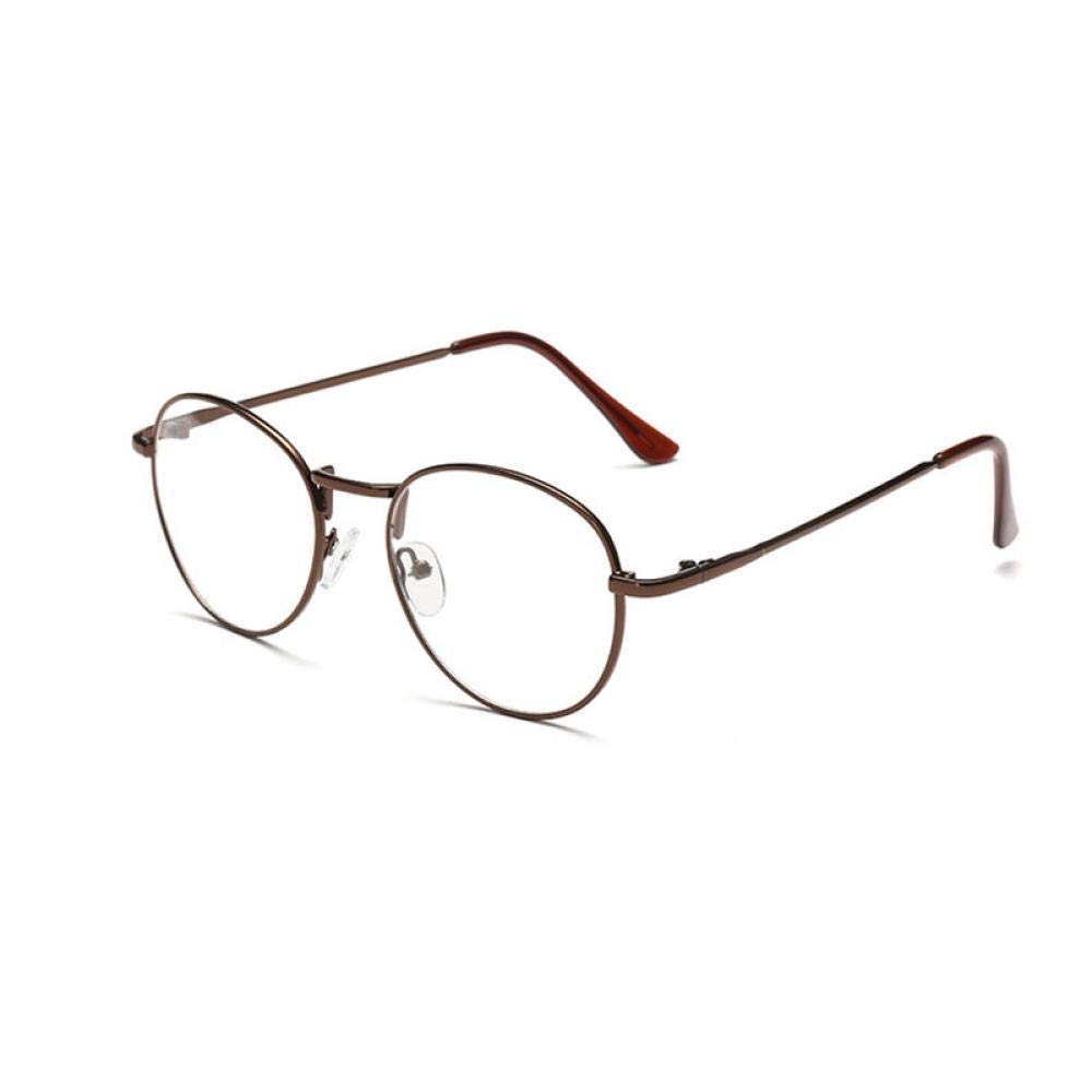 XINGYU Montatura per Occhiali in Metallo Sottile Nuovo Occhiali Rotondi con Uomo Donna Art Retro Occhiali Occhiali da Vista Piatti Unisex Montatura S