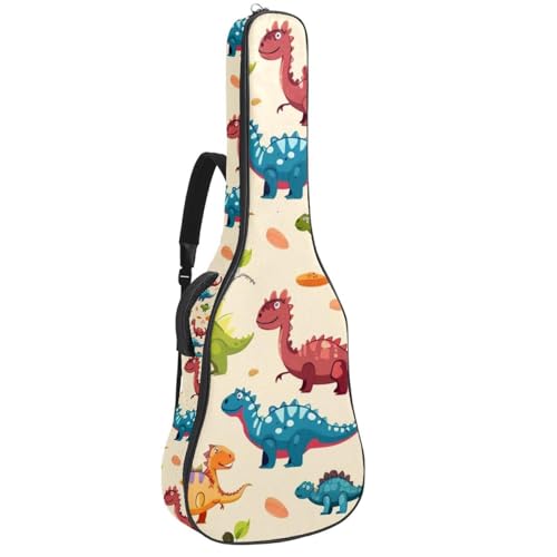 Étui guitare acoustique 109cm imperméable tissu Oxford sac à dos guitare basse