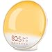 Con Simulazione Alba Sunset, sveglia elettronica a LED, luce notturna, luce notturna, luce colorata dell'atmosfera (16,5 x 16,5 x 7 cm)
