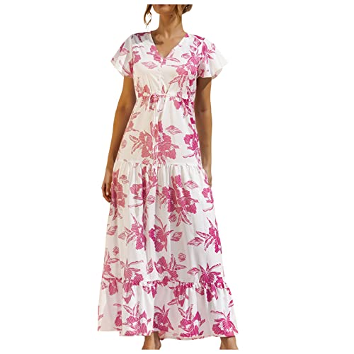 MICKURY Ballkleider,Abendkleid one Shoulder,Cut Out Kleid,Lange Kleider mit...