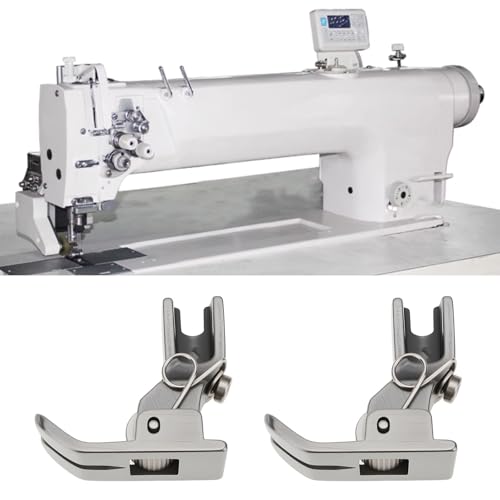 2 piezas pie prensatelas rodillo para máquina de coser industrial miniatura 2