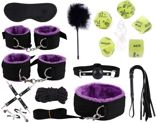 WreGmgg Juego de 10 Piezas de Traje de Fitness Deportivo de Nylon púrpura + Tuerca de plástico fosfórico Verde, diseño portátil, fácil de Llevar, Material de Nylon Z