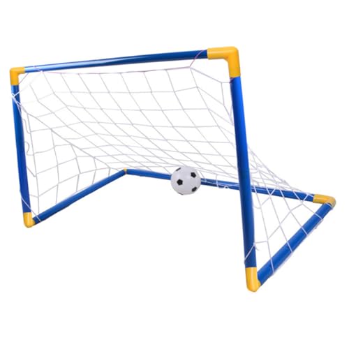 Wakauto Portable Boys and Girls Soccer Gate Mini Football Goal Net Frame Plastic Training Equipment for Indoor/Outdoor Play Practice
