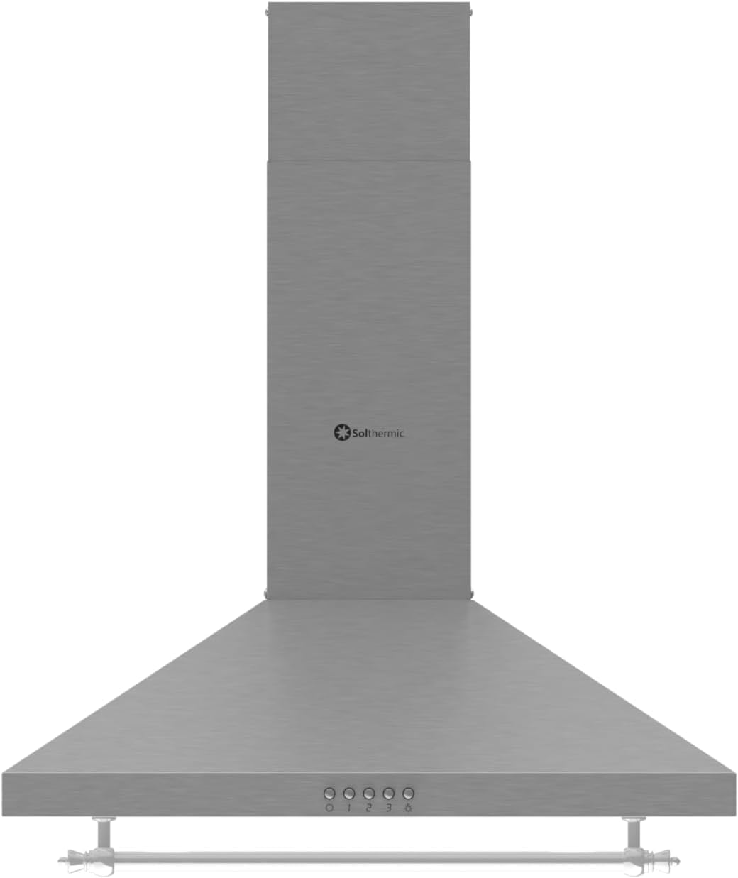 SOLTHERMIC PACK 2 EN 1 ACERO INOX VTI60 INDUCCION CON TURBO 3 ZONAS + CAMPANA DECORATIVA 60 CM (GRAN CAPACIDAD EXTRACION, FUNCION BOOSTERM BAJO CONSUMO)