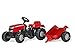 Produktbild rolly toys | rollyKid Massey Ferguson | Kids Pedal Tractor with Loader and Trailer | 012305