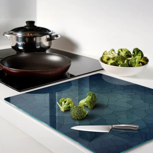 Plaque verre trempé protection induction 60x52cm Tulup pour éviter rayures et chocs - 4