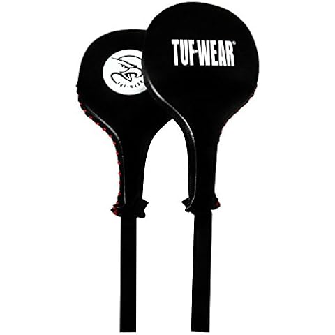 TUF WEAR Boxing Fitness Training Coaching Paddle Black (One Size) Cover