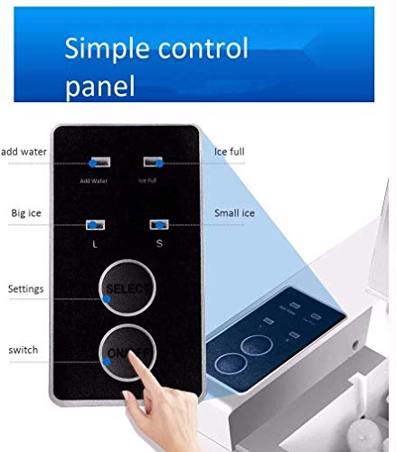 MHGD Eiswürfelmaschine Tragbare Eismaschine, Arbeitsplatte, vollautomatische Ce-Würfelmaschine, intelligente… – Bild 6
