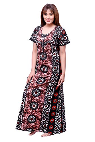 Image of Feeding Nighty in Fine Cotton 2 Side Zips for Feeding Purpose & Neck Buttons for Easy Wearing Soft Cotton Maternity Nighty for Women Feeding Combo Feeding Nighty for Women Cotton Combo of 2Pcs