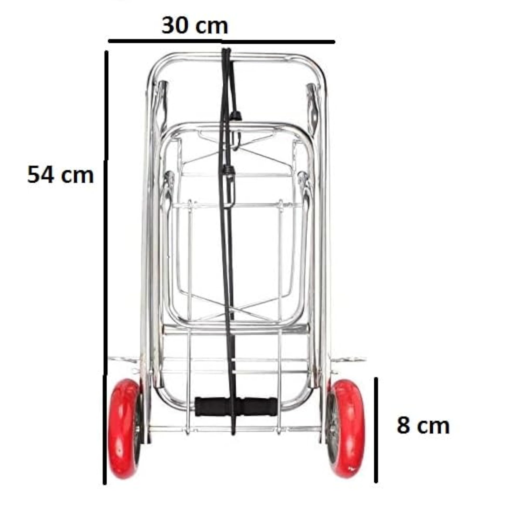 Heavy-Duty Folding Luggage Trolley Cart