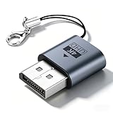 Large compatibilité et système Plug and Play : utilisation universelle pour Windows 10/11, MacOS et Linux. Le DP Dummy Plug fonctionne par Plug and Play sans pilote supplémentaire ou alimentation externe. Il suffit de le brancher et de l'utiliser pour tous les appareils avec sortie DisplayPort standard ou mini DisplayPort bleu-gris (1 pièce).
