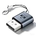 Truhuova DP Dummy Plug 4K DisplayPort Virtueller Display Adapter mit Schlüsselanhänger, EDID Emulator Headless Ghost für Remote Desktop & Server, Grafikkarte Emulator für PC Mac Linux (1 Stück)