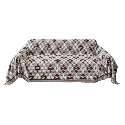 Funda Sofa 2 3 4 5 Plazas Cubre Sofas Grandes Chenilla Plaid clásico Funda Sofa Gatos y Perros Mascotas Funda Protectora de Sofá Manta Cubre Sofa Universal