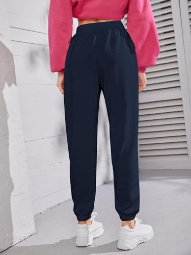 Image of KOTTY High-Waisted Women's Jogger Pants|Athletic Track Pants with Elastic Waistband|Ideal for Gym, Walking, and Travel