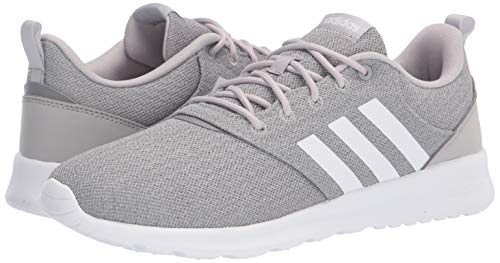 Adidas Women's Qt Racer 2.0 Running Shoe, Grey/White/Grey, 9.5 #TOP6