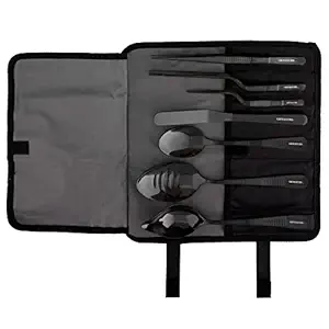 Professional Chef Plating Kit, 7Pcs Kitchen Tools Set, Cooking Tools Set. Excellent Workmanship and Durable. It Is Your Good Partner for Making Exquisite Food. (Black)