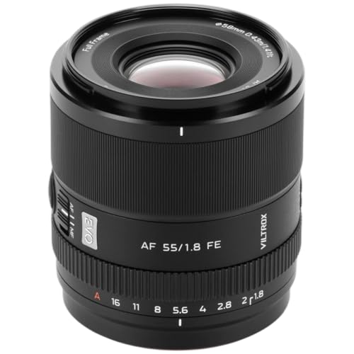 Image of VILTROX AF 55mm F1.8 EVO E APO Full Frame Large Aperture Auto Focus Prime Cameras Lens for Sony E-Mount A7IV ZV-E1 A7CII A7RV FX3 A7SIII A7CR A7III A7C A1 A7RIV A9 A9II A7RIII ZV-E10