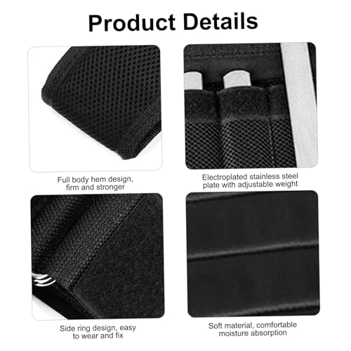 XJKLBYQ Adjustable Weighted Vest Up, Weighted Vest for Men Women UP to 35KG Breathable Shirt with 32 Weight Pocket Padded Strength Training Weight Vests, No Weights - Image 4