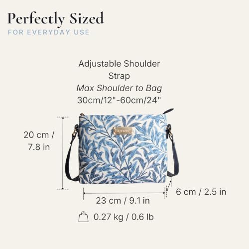Image of Signare Tapestry Crossbody Bag Sling Shoulder Purse for Women