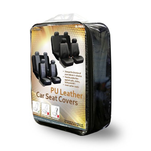 image for FH Group Car Seat Covers Front Set Faux Leather Car Seat Cover for Low