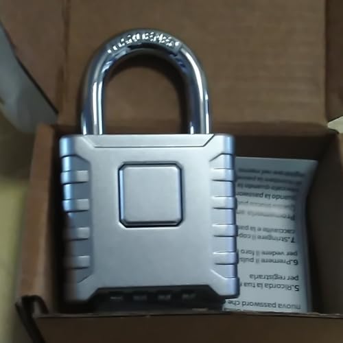 Candado de combinación resistente a la intemperie con 4 dígitos 4