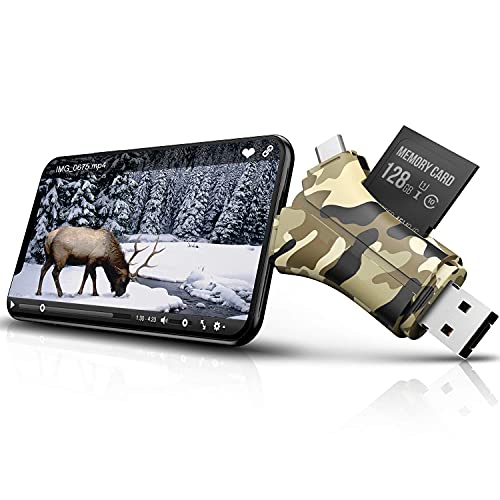 Buy Trail Camera Viewer SD Card Reader 4 in 1 SD and Micro SD Memory