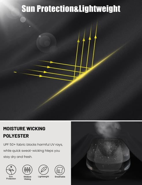 MAGCOMSEN Men's Workout Shirts Short Sleeve Athletic Dry Fit T-Shirts Lightweight Cooling Gym Running Rash Guard - Image 5