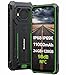 Blackview BV6200 Plus Rugged Mobile Phone, 24GB+128GB, 11000mAh Battery, 3W 98dB Ultra-loud Speaker, 16MP+13MP+2MP, 6.56'' HD+, android 15 DUAL SIM IP68 Outdoor Smartphone Unlocked, GPS NFC Green