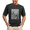 DOUBLE ORANGE Men's Fashion Antique Wash Shirt Manon Blackbeak Throne of Glass Sarah J Maas Rowan Whitethorn ACOTAR Unisex Antique Wash T-Shirts Black L #4
