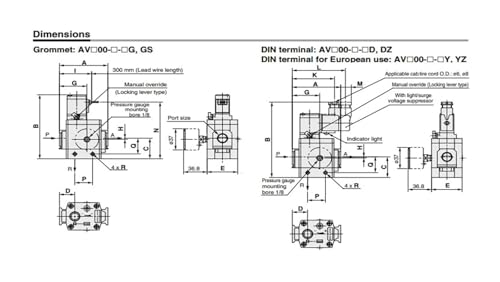 Vanne de démarrage progressif AV3000 stop chocs pneumatiques - 5