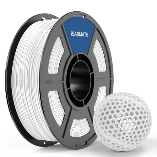 Image of iSANMATE Rebound 90A PEBA Filament 1.75mm for 3D Printer 1kg, White