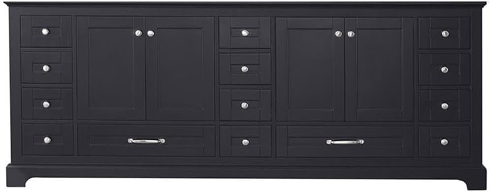 Dukes 84 in. W x 22 in. D Espresso Double Bath Vanity