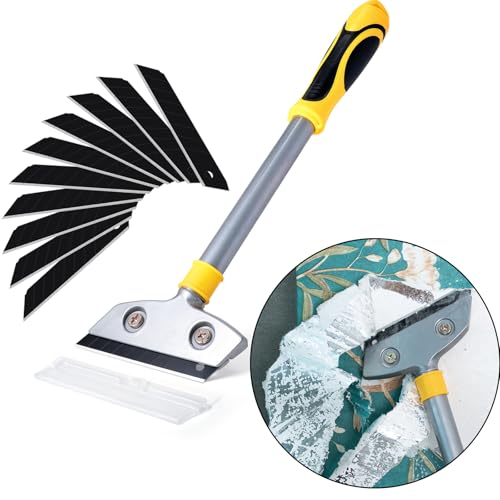 FOSHIO Tapezierwerkzeug, Tapete Glätten Werkzeug mit Bürsten,Schwamm Rollen,Schneidwerkzeug, Tapetenperforierer, Tapetenglättungs Werkzeug für Klebekontakt, Tapeten, Fensterfolie