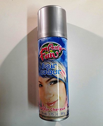 Spray Argento Lacca Colorata Per Capelli