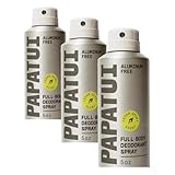 Papatui by Dwayne Johnson Full Body Deodorant Spray for Men | Aluminum-Free Odor Protection, Moisture Absorption, Long Lasting Scent | Cedar Sport | 4oz (Pack of 3)