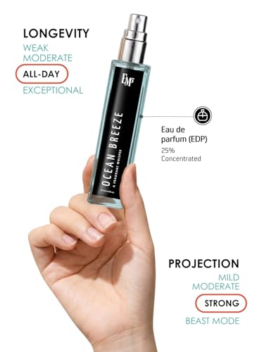 Image of EM5 Ocean Breeze Perfume for Men | Fruity Citrus Fresh Warm Spicy Fragrance | Eau de Parfum Spray | Luxury Gift for Him | 15ml