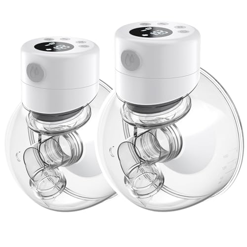Image of YYKINS Breast Pump Hand Free, Double Wearable Breast Pumps for Breastfeeding, Electric Wireless Breast Pump, Leak-Proof Design & Low Noise (2 Modes + 9 Levels)