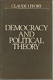 Democracy and Political Theory (English and French Edition)