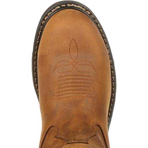 Image of ROCKY Men's Original Ride Branson Steel Toe Waterproof Western Boots