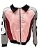 8 Ball Womens Pink Bomber Jacket - 90s Rapper Costume & Everyday Wear Coat - Hip Hop Fashion Retro Style Gift (US, Alpha, Large, Regular, Regular, Pink)