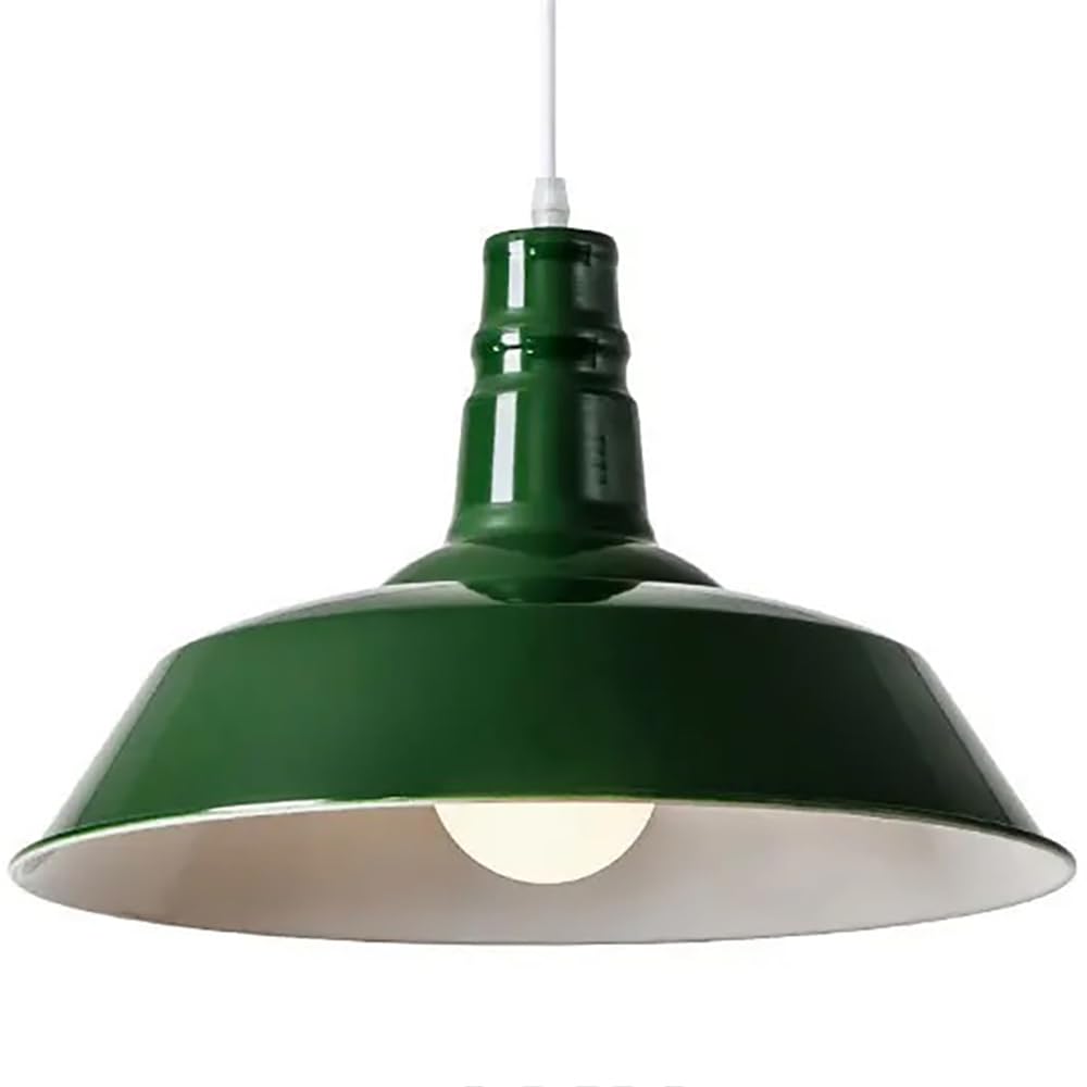 XQIDIANAA 18.1''Black Pendant Light,Metal Hanging Lamp,Farmhouse Vintage Pendant Lighting Fixtures,Industrial Large Rustic Dome Chandelier for Kitchen Island, Hallway, Dining Room, Bedroom