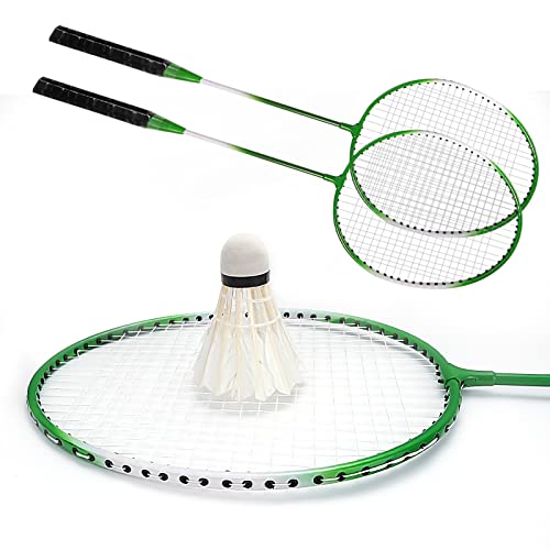 Fbsport Portable Badminton Net Set With Storage Base, Folding Volleyball Badminton Net With 2 Badminton Rackets 2 Shuttlecocks Griptape 10X5 Ft Net, Easy Setup For Beach Backyard Combo Set #TOP3
