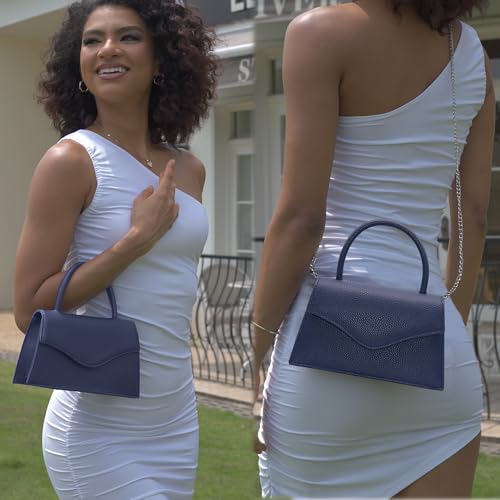 Image of Women's Evening Bag Bridal Party Clutch Purses Cocktail Prom Handbags with Patent Leather