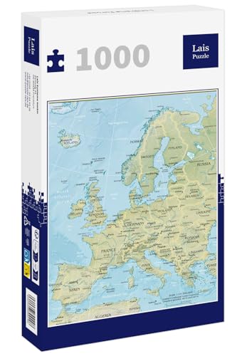 Lais Puzzle Landkarte Europa 1000 Teile