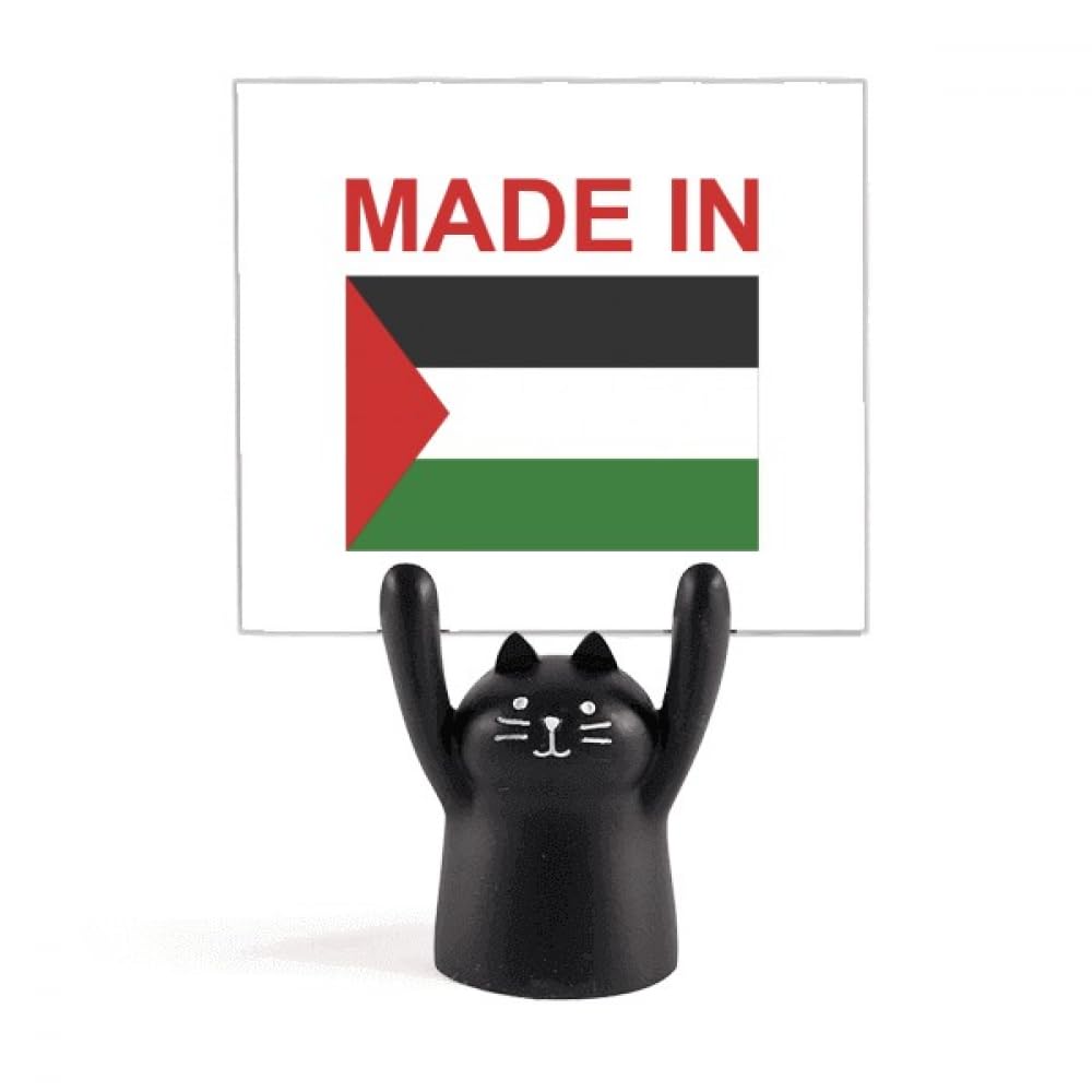 Support mémo chat Palestine pour décorer votre espace de télétravail