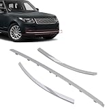 SecosAutoparts 3Pcs Bumper Strip Trim Molding Front Compatible with Land Rover Range Rover L405 2018-2022