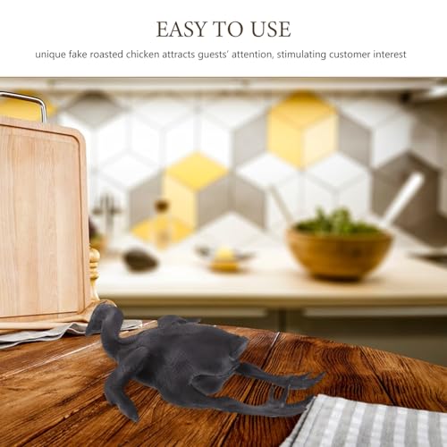 Poulet rôti factice VALICLUD accessoire déco léger pour vitrine