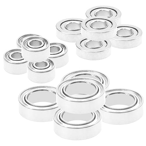 Share Goo HS160 15Pcs Sharegoo Ball Bearing Set 3X7X2Mm 2X5X2.5Mm 6X10X3Mm Compatible With Wltoys 1/28 K969 K979 K989-07 K989-08 K989-09 Rc Car Upgrade Parts cover