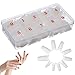 Produktbild 500 Stücke Falsche Nägel, Natürliche Französisch Nail Künstliche Fingernägel Nagelspitzen False Nail Tips DIY Nagelkunst für Frauen Mädchen