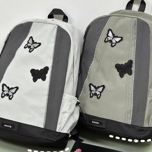 Y2k Backpack Butterfly Goth Purse Accessories Grunge Aesthetic Backpack Grunge Accessories Y2K (Black)3
